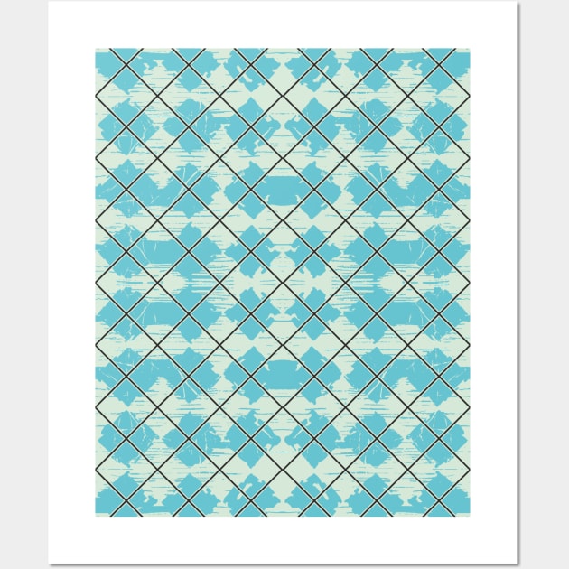 Checkered plaid Wall Art by ilhnklv